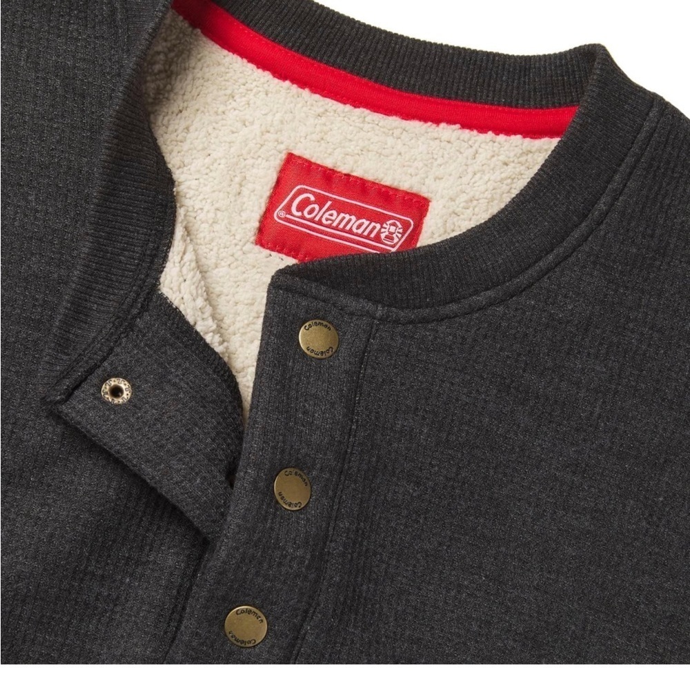 Coleman Long-Sleeve Sherpa Lined Waffle - Picture 5 of 6